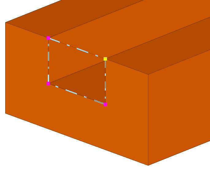 Extra opdrachten Hieronder volgen een aantal extra opdrachten. 1. De lengte van de uitsnijding parametrisch maken We maken nu de lengte van de uitsnijding parametrisch.