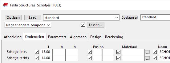 Systeemcomponenten gebruiken in gebruikerscomponenten U beschikt over de optie om systeemcomponenten te koppelen aan gebruikerscomponenten.