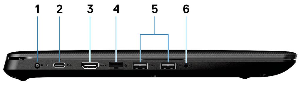 3 Optisch station Leest van en schrijft naar cd's, dvd's en Blu-ray-schijven. OPMERKING: Blu-ray-ondersteuning is alleen beschikbaar in bepaalde regio's.