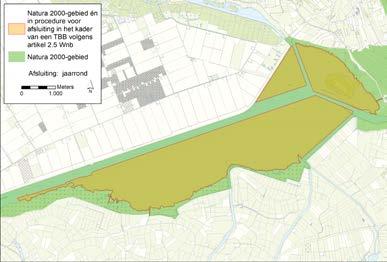 Figuur 5.1 Indicatieve begrenzing afgesloten gebieden in voorbereiding via ex artikel 2.5 besluit Wnb in de ondiepe delen van het Zwarte Meer, een Toegangsbeperkingsbesluit (TBB) 5.