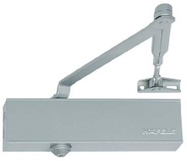 Overhead Positioned Door closer DCL 1 StarTec 1 ta ec Tested to EN 114 Tested to conform with CE requirements Closing force adjustable by valve Hydraulic latching action valve adjustable Closing