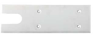 170º Note For single action heavy duty doors an intermediate pivot hinge is required.
