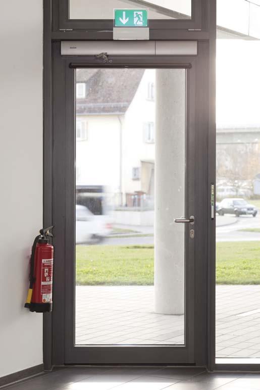 Automatic Swing Door Systems Swing door systems for fresh air supply/doors as emergency exit (Invers) Inversely installed swing door drives are used on single and doubleleaf single-action doors made