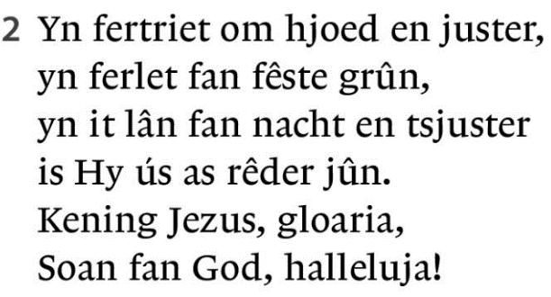 Zanggroep en gemeente zingen Lied 117 d Laudate omnes gentes, laudate Dominum (2x) Verblijd u alle volken, verblijd u in de Heer.