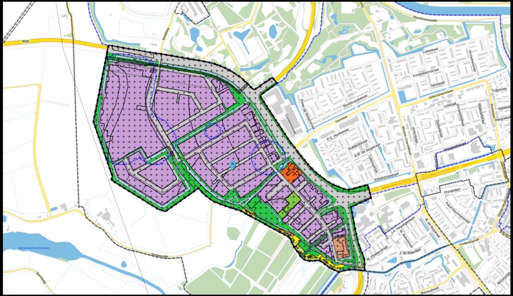 Bestemmingsplan Het geheel valt onder de regels van het bestemmingsplan 'Halfweg-Molenwatering van de Gemeente Spijkenisse d.d. 07 juli 2013 en is bestemd voor bedrijven tot en met caterogie 4.2 A.