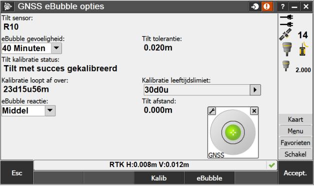 Voer deze uit van boven naar beneden (dus eerst de tilt kalibratie, dan de magnetometer kalibratie en vervolgens de