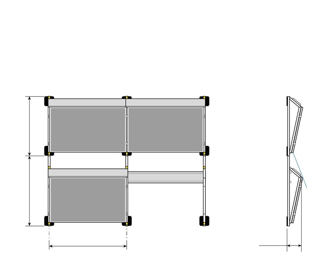 Project zz15113 Vlaardingen Vlaardingen begraafplaats module 60 cell 6 inch afmetingen 1640 x 994 x 40 mm Sunbeam type Universal 1500 gewicht vermogen 18,0 260 kg Wp