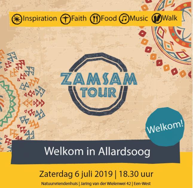 Een inspirerend avondje uit met een Zuid-Afrikaans tintje; iets voor jou? Tijdens de ZAMSAM-tour nemen we je mee op reis: samen oplopen, samen praten, samen bidden en samen eten.