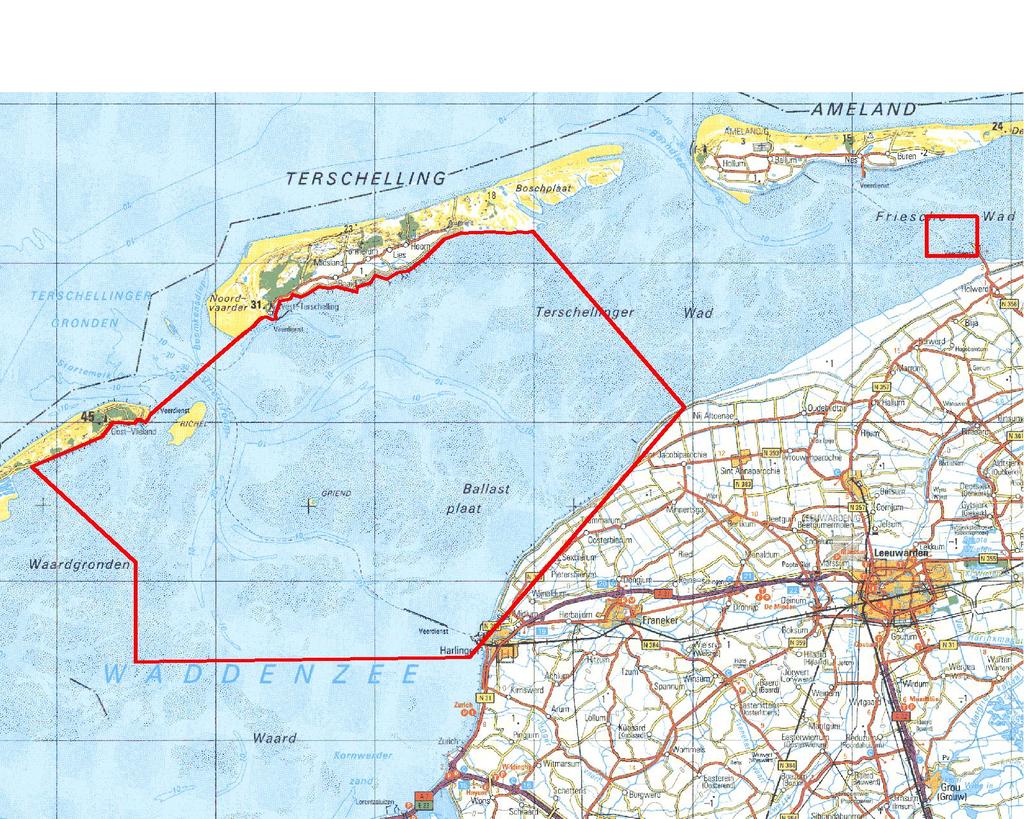 De locatie waar de vergelijking is uitgevoerd, heeft hoekpunten met de volgende coördinaten: RD-Xmin 184700 meter RD-Xmax 187900 meter RD-Ymin 600500 meter RD-Ymax 603000 meter Dit gebied heeft een