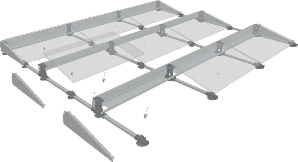 2 Unieke klikverbinding De revolutionaire en unieke klikverbinding maakt het FlatFix Fusion systeem een zeer snel en eenvoudig te installeren montagesysteem.