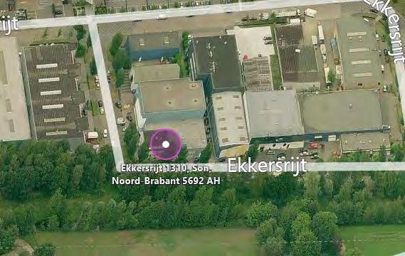 Vervolg vrijblijvende informatie: Ekkersrijt 1310 te Son EKKERSRIJT 1310 TE SON Beschrijving object Locatie / Ligging : Vrijstaand bedrijfsobject met diverse specifieke (high-tech) voorzieningen!