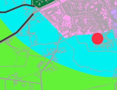 Uitsnede verbeelding Structuurvisie+ Gemert-Bakel met globale aanduiding plangebied Op de Structuurvisiekaart is het plangebied aangeduid als primair woon- en leefgebied.