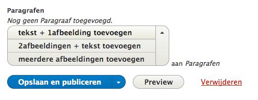 10. Eerder maakte wij drie paragraaftypes, deze kan je nu allemaal gebruiken.