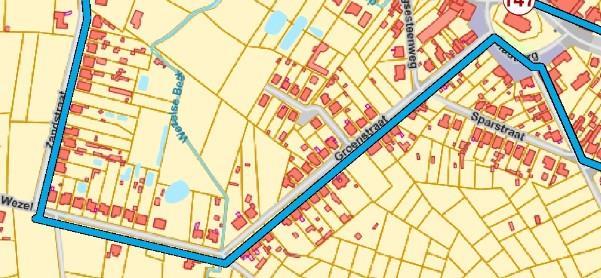 9 Halte 9 De voorstellen: Hier mogen appartementsblokken van 2 verdiepingen en met 4 appartementen gebouwd worden. Gesloten bebouwing (=het volledig aan elkaar bouwen van woningen) is mogelijk.