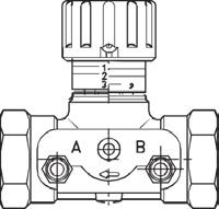 Bestelnummers ASV-PV ASV-I Type Materiaal Maat kvs-waarde aansluiting (binnendraad) Bestelnummer Messing DN 15 1,6 Rp ½"