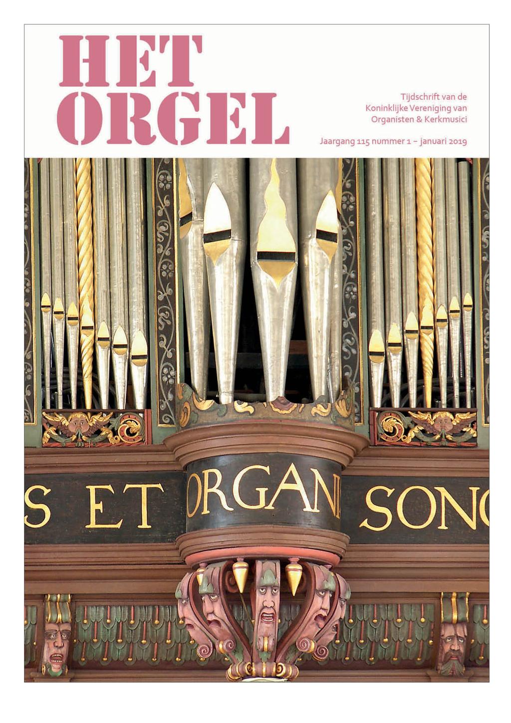 Tariefkaart 2019 Het Orgel Titel: Verschijningsfrequentie: Uitgave van: Oplage : Het Orgel 6x per jaar Koninklijke Vereniging van Organisten en Kerkmusici (KVOK) 1.
