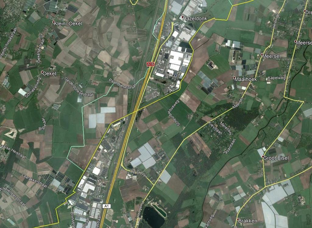 3 PLANGEBIED Het plangebied (deelgebied Hazeldonk) en de omgeving daarvan zijn op 7 april 2018 vanaf de openbare weg bekeken. De deskundige van SAOZ heeft niet met derden over het project gesproken.