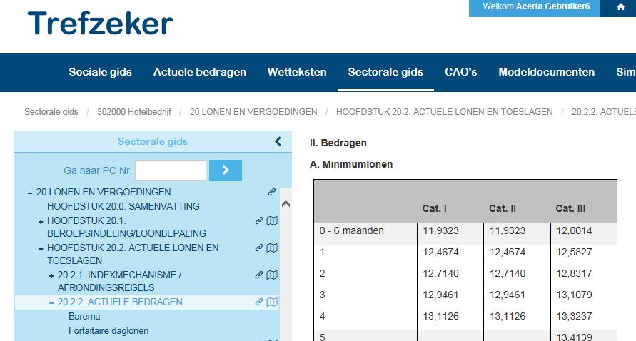 Functieclassificatie en lonen