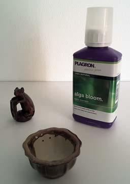 Plagron alga bloom en wat bonsai tijdschriften.