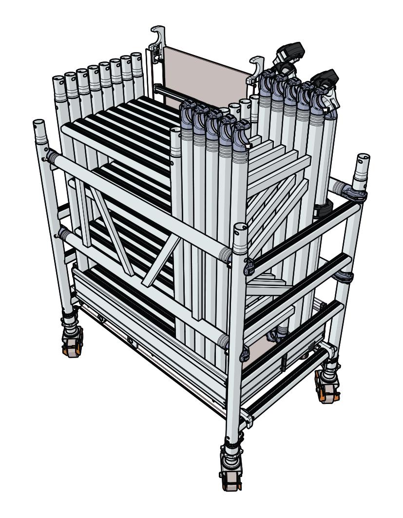 Opslag en transport trolley 5 5 1 4 2 3 Transport & opslag De Expander ONE is zo ontworpen dat alle componenten veilig opgeborgen kunnen worden in het
