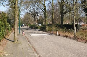 openbaar gebied en korte straatjes in wisselende oriëntaties.