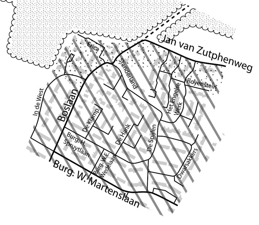 Waar in dit deelgebied als onderdeel van de seriematige bouw sprake is van bergingen aan de voorzijde van de woningen, kan het tussenliggende voortuingedeelte bij de woning worden getrokken.