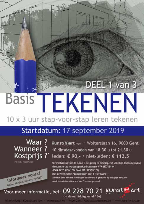 NAJAAR 2019 BASISTEKENEN - Deel 1 - met Barbara Tekenen is vormen aftasten met je ogen en doorgeven aan je hand Schetsen en tekeningen zijn een onmisbare basis in de wereld van de beeldende kunst.