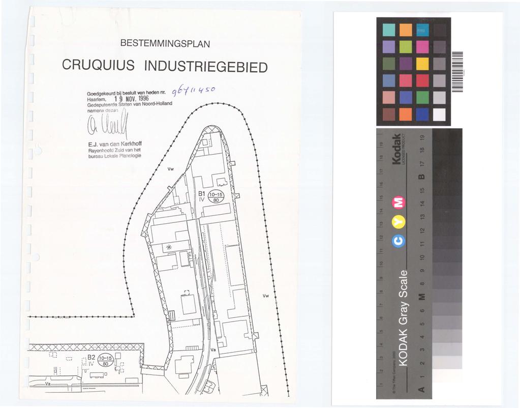 BESTEMMNGSPLAN CRUQUUS NDUSTREGEBED Goedgekeurd bij besluit Yen heden nr. Haarlem. 1 9 NOV.