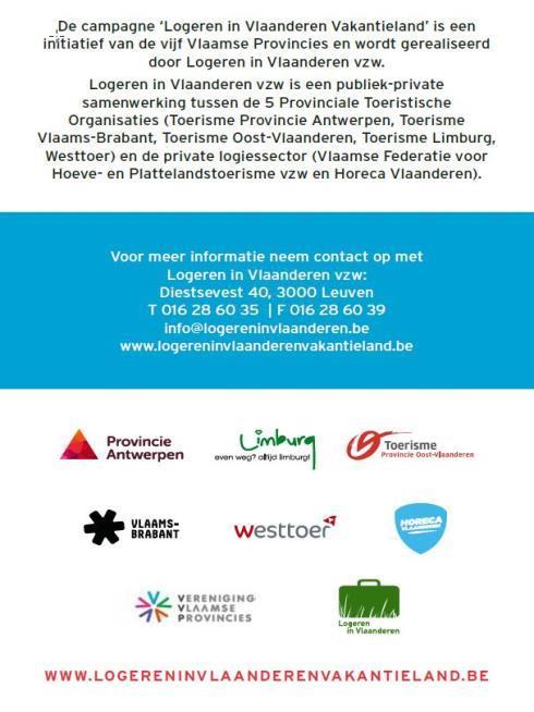 Voor Oost-Vlaamse logiesuitbaters, directe contactpersoon: Deborah Ongena Marketingconsulent verblijfstoerisme