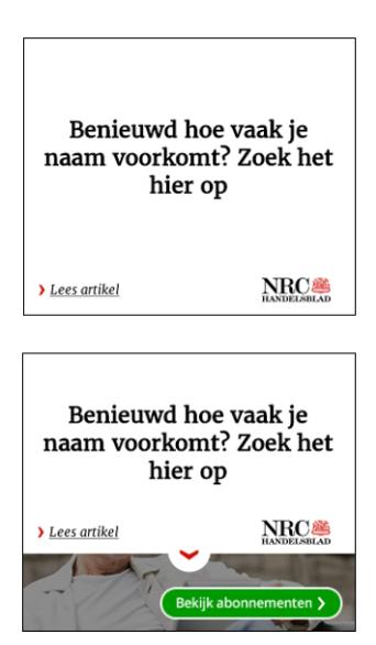 Het moment waarop de bezoeker de stap van de upper funnel naar de lower funnel maakt (in andere woorden wanneer een lezer besluit om naar de abonnementenpagina te navigeren) is een zeer belangrijke