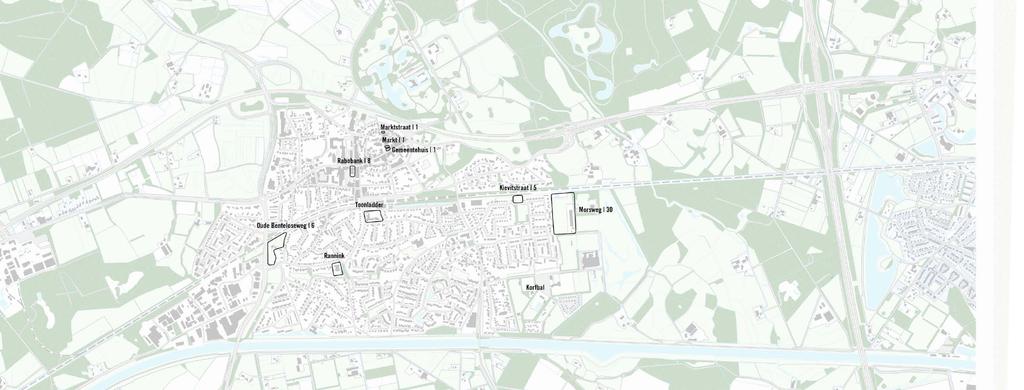 UITBREIDEN Op een tweetal locaties ligt potentie om de kern in de toekomst uit te breiden. Een gebied aan de westzijde van de stad: T Raesfelt. Deze locatie is opgenomen in de structuurvisie (2005).