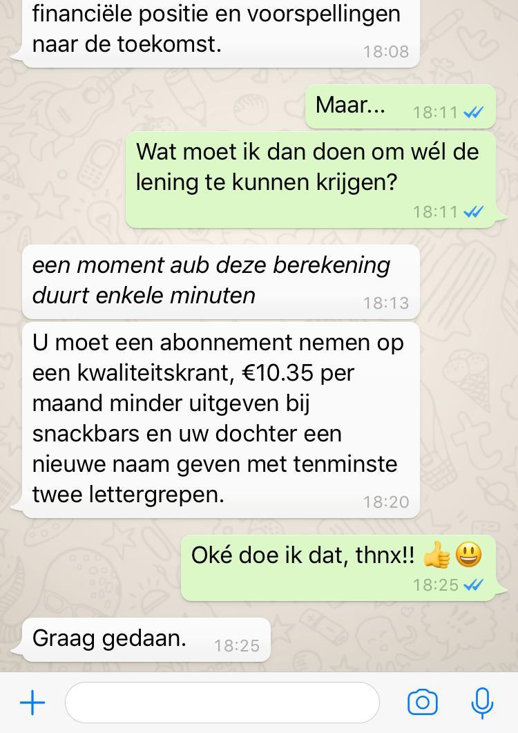 valt niet uit te leggen in verantwoordelijke zin.