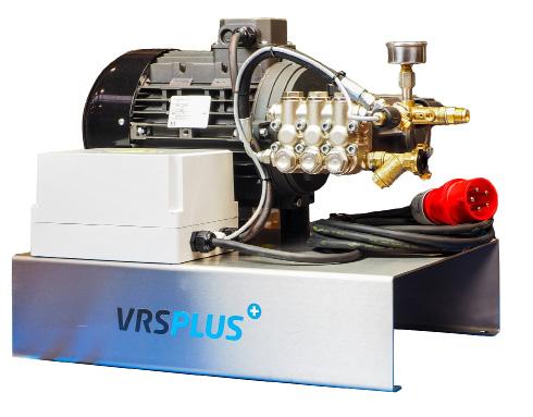 - Industriële krukas aangedreven hogedrukpomp met 3 keramische plunjers (1400 tr/min) Hawk NMT messing vernikkeld. - Bypass met drukregeling Suttner ST-261 Excl.