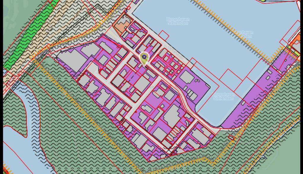 Bestemmingsplan Het geheel valt onder de regels van het bestemmingsplan van de Gemeente Goeree Overflakkee is bestemd voor bedrijvigheid. Milieucategorie t/m 4.2 A.