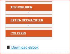 2. Downloaden arrangement als epub Je kunt voortaan van ieder arrangement (dus ook arrangementen die je niet zelf gemaakt/bewerkt hebt, maar vindbaar zijn in Wikiwijs) een ebook downloaden.