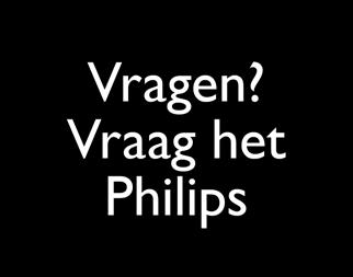 philips.com/welcome Vragen?