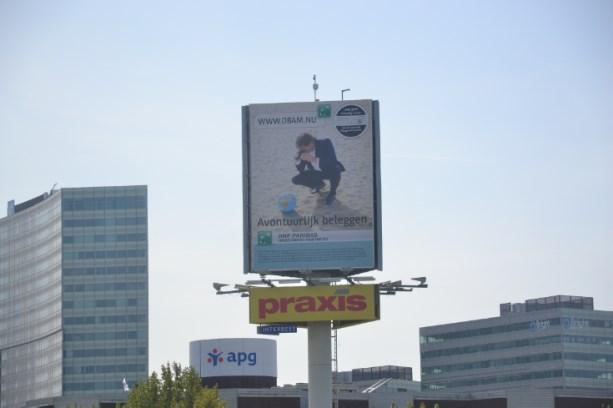 Schiphol OBAM billboard