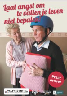 ) Knelpuntenwandeling Infosessie risicofactoren Volledige aanbod op www.valpreventie.be 43 44 Laat angst om te vallen je leven niet bepalen Vliegende reporter op bezoek?