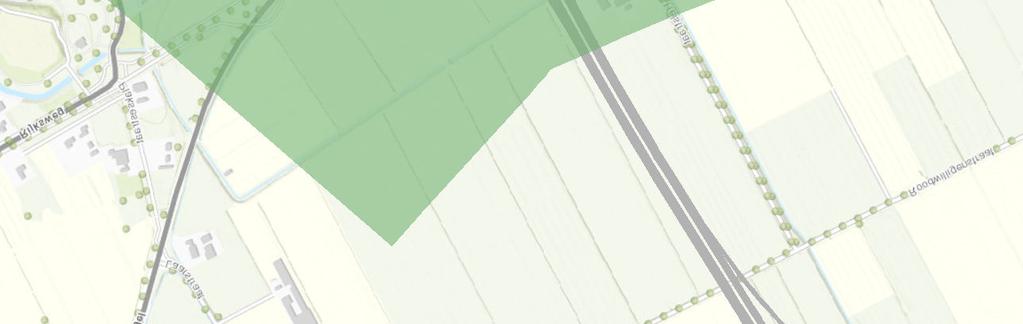± Via15 - OWN - Detailkaart Oostsingel N810 Legenda Rekenpunten Zone 400 / 350 meter Grens wegaanpassing Ligging nieuwe weg Bestaand
