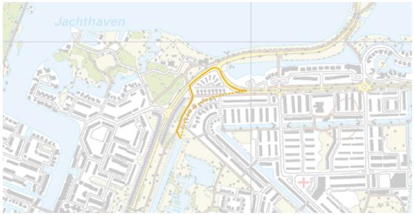 Ook voor dit traject is een procedure tot wijziging van de kaart C bij de Waterverordening Rijnland nodig.