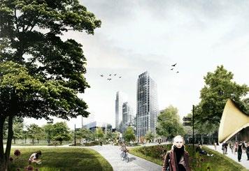 DE GROENE ENTREE Den Haag (NL) Ontwerp: 2016-2017 Opdrachtgever: Gemeente Den Haag, Staatsbosbeheer In samenwerking met: Ingenieursbureau Den Haag DELVA Landscape Architects ontwerpt Den Haag