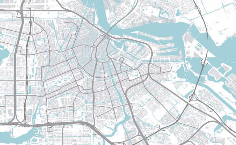 Een metropool verweven met water Amsterdam is een grote stad met een belangrijke economische functie en een intensieve ruimtelijke dynamiek.