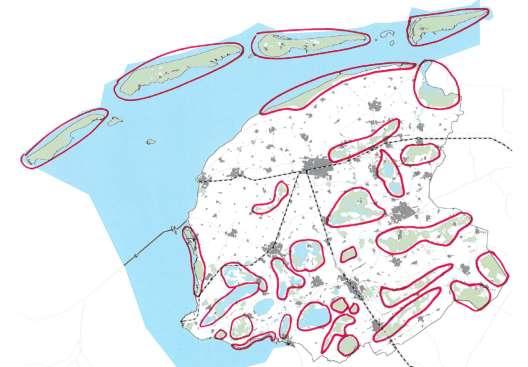 Bijlage 2: 27 gebieden NNN Fryslân is verdeeld over 26 robuuste natuurgebieden. Per gebied is uitgewerkt hoeveel hectares verworven en ingericht moeten worden.