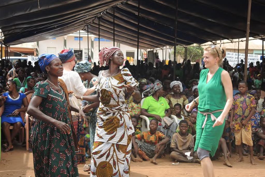 Het jaar 2018 begon met een groot zelfredzaamheidsfeest in epicentrum Kissamey. The Hunger Project Benin begon hier in 2008 met de eerste activiteiten.