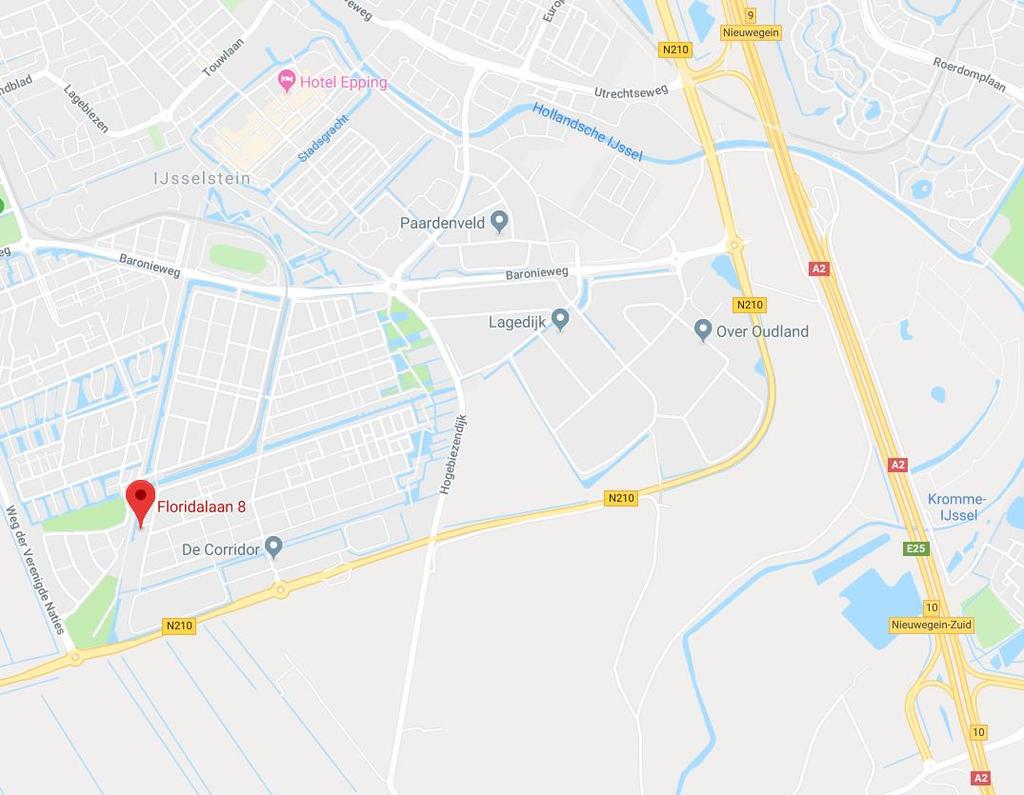 Locatie en bereikbaarheid IJsselstein is mede dankzij de centrale ligging in het land, dicht bij de rijkswegen A2, A12 en A27, een zeer