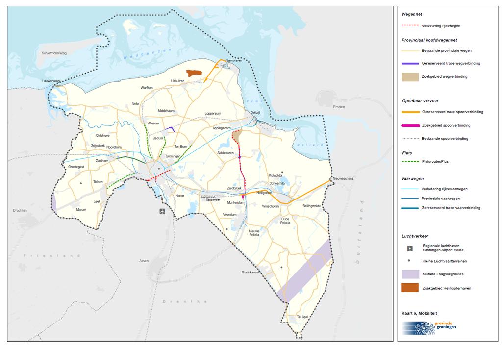 13 Bereikbaarheid Zorgen voor goede en veilige (inter)nationale, provinciale en regionale bereikbaarheid over weg, water, spoor,