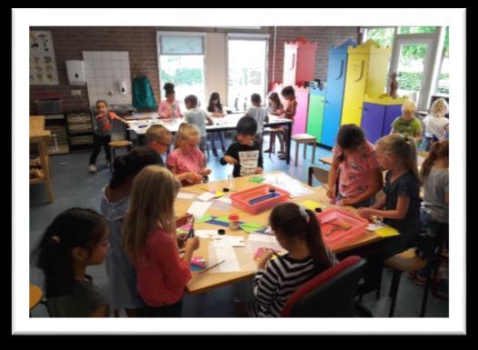 Het is vandaag een spannende dag want groep 7 heeft verkeersexamen.