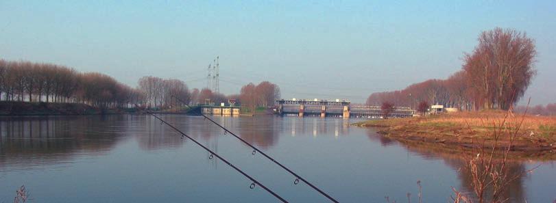 De stuw bij Linne visserij Limburg) en uitzetting, alles binnen een paar maanden.