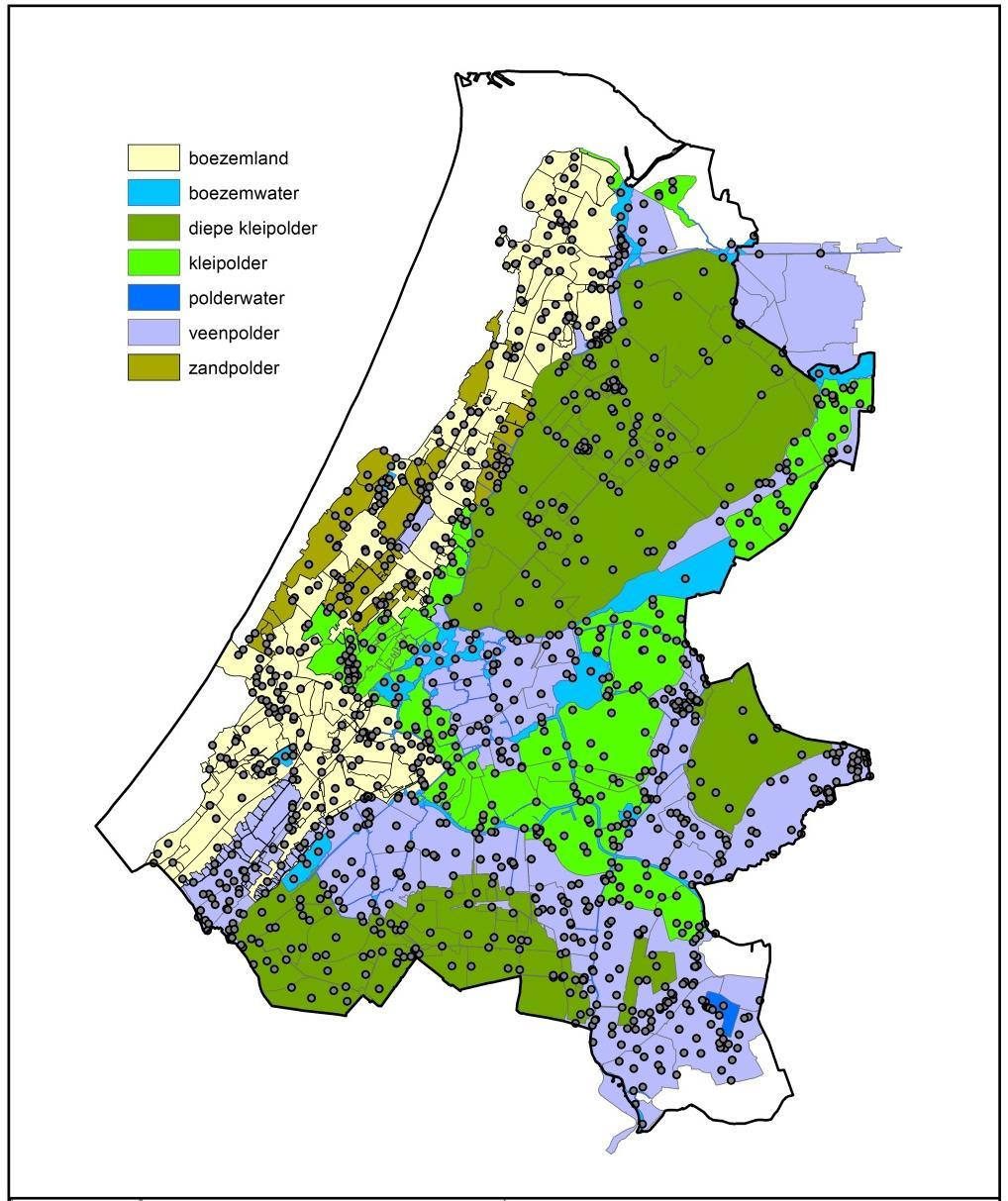 Bijlage 2. Trendgrafieken waterkwaliteit In deze bijlage worden de ontwikkelingen weergegeven in de waterkwaliteit voor de parameters Totaal fosfor en Totaal stikstof binnen Rijnland.
