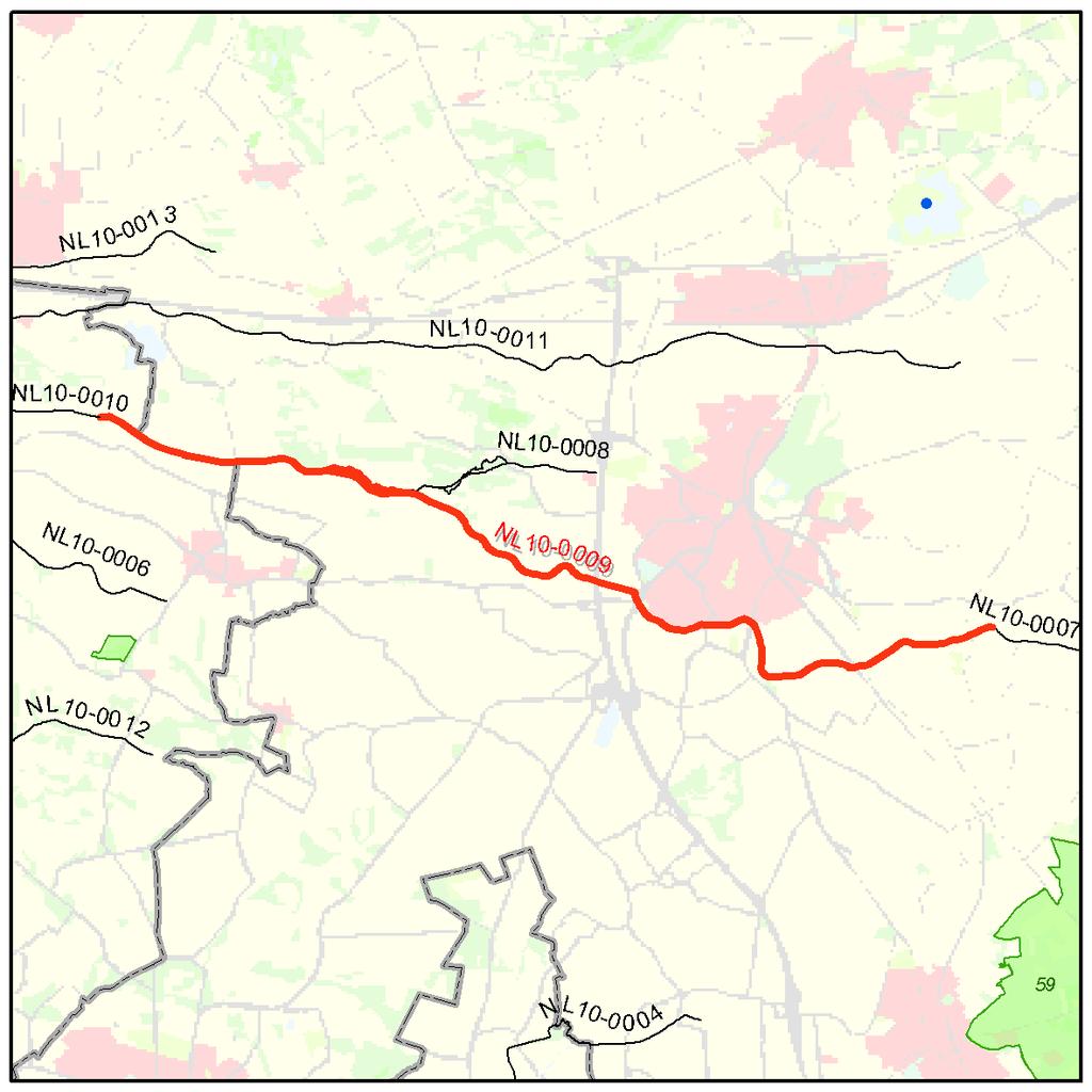 NL10-0009 Basisgegevens Naam Code Status Type Stroomgebied Waterbeheergebied Provincie Gemeente Middenloop Barneveldse Beek NL10-0009 Sterk veranderd R5 - Langzaam stromende middenloop/benedenloop op